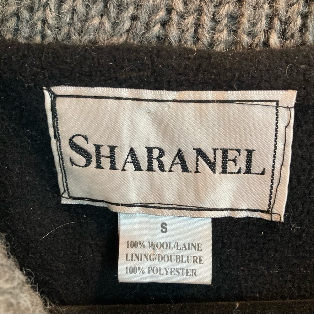 SHARANEL Sz S  Unisex Fleece Lined 100% Wool Outdoors Ski Sweater New with Tag - Picture 2 of 12